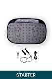 TeknoGerman Starter Model Yüksek Titreşimli Spor Cihazı , Vibration Plate , Egzersiz Ve Spor Cihazı - Kondisyon Ve Spor Aleti