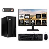 Acer Aspire TC1760 i5 12400 12GB 2TB SSD W11H DT.BHUEM.005 MASAÜSTÜ PC & 23.8" MONİTÖR