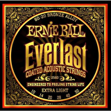 Ernie Ball P02560 10-50 Coated Akustik Gitar Teli