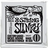 Ernie Ball P02625 Slinky Electric Nickel Wound 8 Telli 0.10 - 0.74 Elektro Gitar Teli