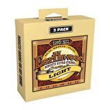 Ernie Ball P03004 Earthwood 80/20 Bronze Acoustic Guitar Strings 3-pack Takım Tel Akustik Gitar Teli 011-052 (3 Set)