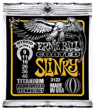 Ernie Ball 3122 Coated Electric Hybrid Slinky Takım Tel Elektro Gitar Teli 009-46