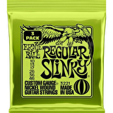 Ernieball P03221 REGULAR SLINKY 3 PACK Elektro Tel (3lü Paket)