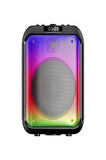 NDR-102B Full RGB Işıklı Sahne Ayaklı 12 inç 40 WATT Taşınabilir Kablosuz Mikrofonlu Ses Sistemi