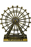 Dekoratif Metal The London Eye Biblo Dönme Dolap Biblo 9 Cm