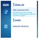 Oral-B D100 Vitality 3D White Pembe Şarjlı Diş Fırçası