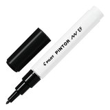 Pilot Pintor Keçeli Markör Dekor Boya Kalemi (Ef) Siyah Sw-Pt-Ef-B (6 Lı Paket)