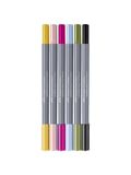 Faber-Castell Goldfaber Aqua Çift Uç Markör Kalem 6 Renk Kaligrafi 5188164524000