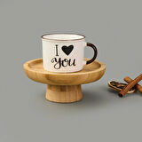 Star Love Porselen Kupa - Asorti - 210 ml