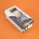 Mimosa Kupa ve Mum Seti - Renkli - 250 ml