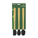 İndigo 3'lü Spatula Seti - Siyah - 26 cm