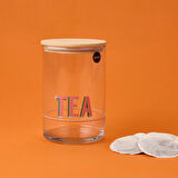 Dia Retro Kapaklı Cam Kavanoz - Renkli - 1050 ml