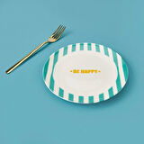 Kitchen Be Happy Tatlı Tabağı - Yeşil - 19 cm