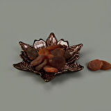 Kitchen Armoni 3'lü Çerezlik - Kahverengi - 15 cm