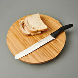 Deluxe Ekmek Bıçağı - Siyah - 18 cm
