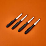 4'lü Meyve Bıçağı - Asorti - 20 cm