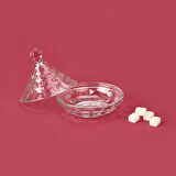 Glass Cam Şekerlik - Şeffaf - 6 cm