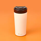 Mug Termos - Beyaz / Siyah - 380 ml