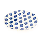 Porselen Madre Pasta Tabağı - Mavi - 19 cm