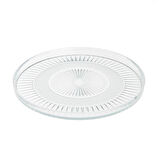 Elena Cam Tabak - Şeffaf - 19 cm