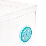 Roll-in Tekerlekli Buzdolabı Düzenleyici - Şeffaf - 16x31 cm