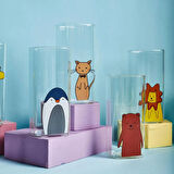Animals 6'lı Bardak Seti - Şeffaf - 400 ml