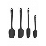 Osteris 4'lü Spatula Seti - Siyah