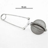 Jing Makaslı Çelik Çay Süzgeci