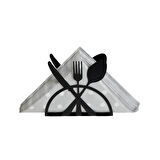 Concept Kitchen Metal Peçetelik - Siyah