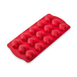 Kalp Buz ve Çikolata Kalıbı - Kırmızı