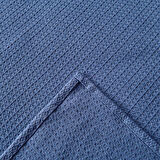 Soft Maris Tek Kişilik Pike - Lacivert - 160x220 cm