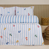 Soft Marina Çift Kişilik Nevresim Takımı - Beyaz