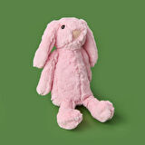 Soft Rabbit Figürlü Yastık - Pembe - 16x35 cm