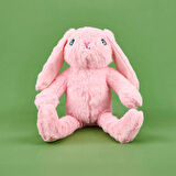 Soft Tavşan Figürlü Yastık - Pembe - 25x35 cm