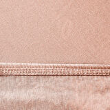 Soft Çift Kişilik Lastikli Çarşaf - Toz Pembe - 180x200 cm