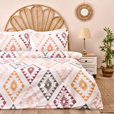 Soft Simbolo Çift Kişilik Nevresim Takımı - Renkli