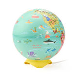 My Wild World Globe Abajur - Renkli - 26 cm