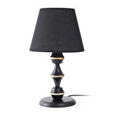 Light Berlin Metal Abajur - Siyah - 43x25x25 cm