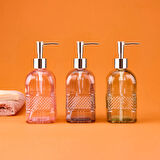 Star MNB03670 Cam Sıvı Sabunluk - Asorti - 20 cm