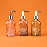 Star MNB03670 Cam Sıvı Sabunluk - Asorti - 20 cm