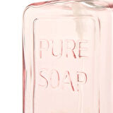 Pure Soap Cam Sıvı Sabunluk - Asorti - 21x9 cm
