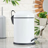 Bath Bon Çöp Kovası - Beyaz - 5 lt