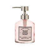 Dish Soap Cam Sıvı Sabunluk - Asorti - 13x9 cm