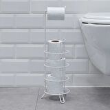 Yedekli Tuvalet Kağıtlığı - Beyaz