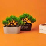 Dekor Bonsai Yapay Çiçek - Asorti - 25x18 cm