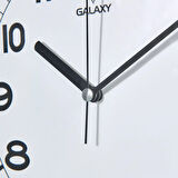 212-K Modern Duvar Saati - Siyah - 25,5 cm