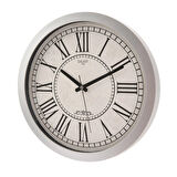 Premium Duvar Saati - Gri - 35 cm