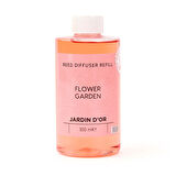 D'or Paris Flower Garden Oda Kokusu Yedek Şişe - Şeffaf - 300 ml