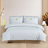 Soft Nila Çift Kişilik Nevresim Takımı - Mavi