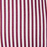 Soft Earthy Hues Çizgili Kırlent - Ekru / Mürdüm - 40x40 cm